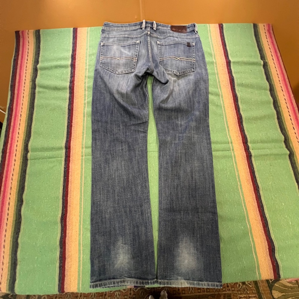 Buffalo Driven-X Basic Jeans Mens 32x34 Blue Straight Stretch Denim Pants